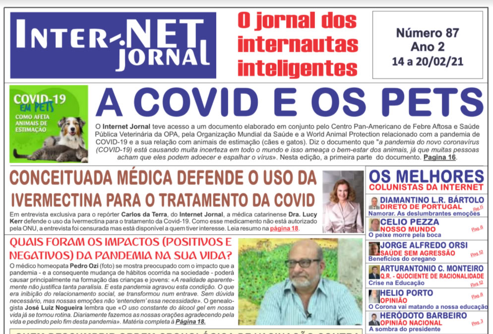 Inter.Net Jornal – Número 87 Ano 2 14 a 20/02/21