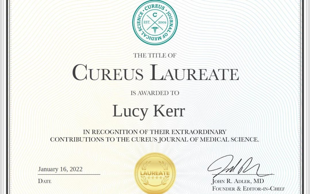 Reconhecimento «Cureus Laureate»